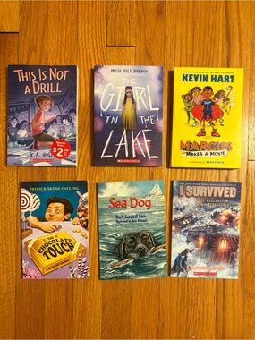 Middle Grade Fiction Book Bundle 6 Books Paperback Adventure